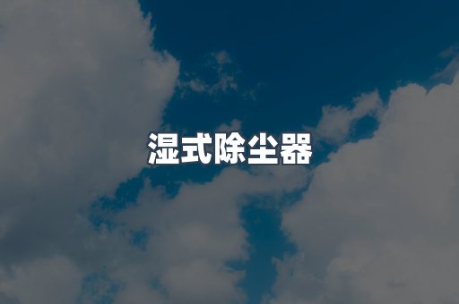 湿式除尘器
